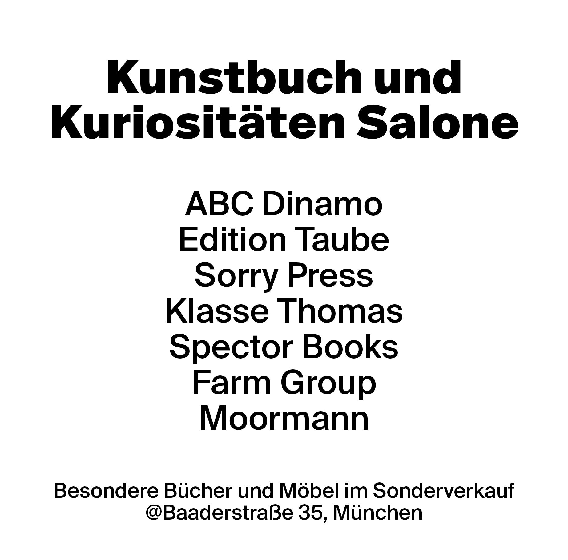 Kunstbuch und Kuriositäten Salone – Samstag, 13. Dezember 2025, München