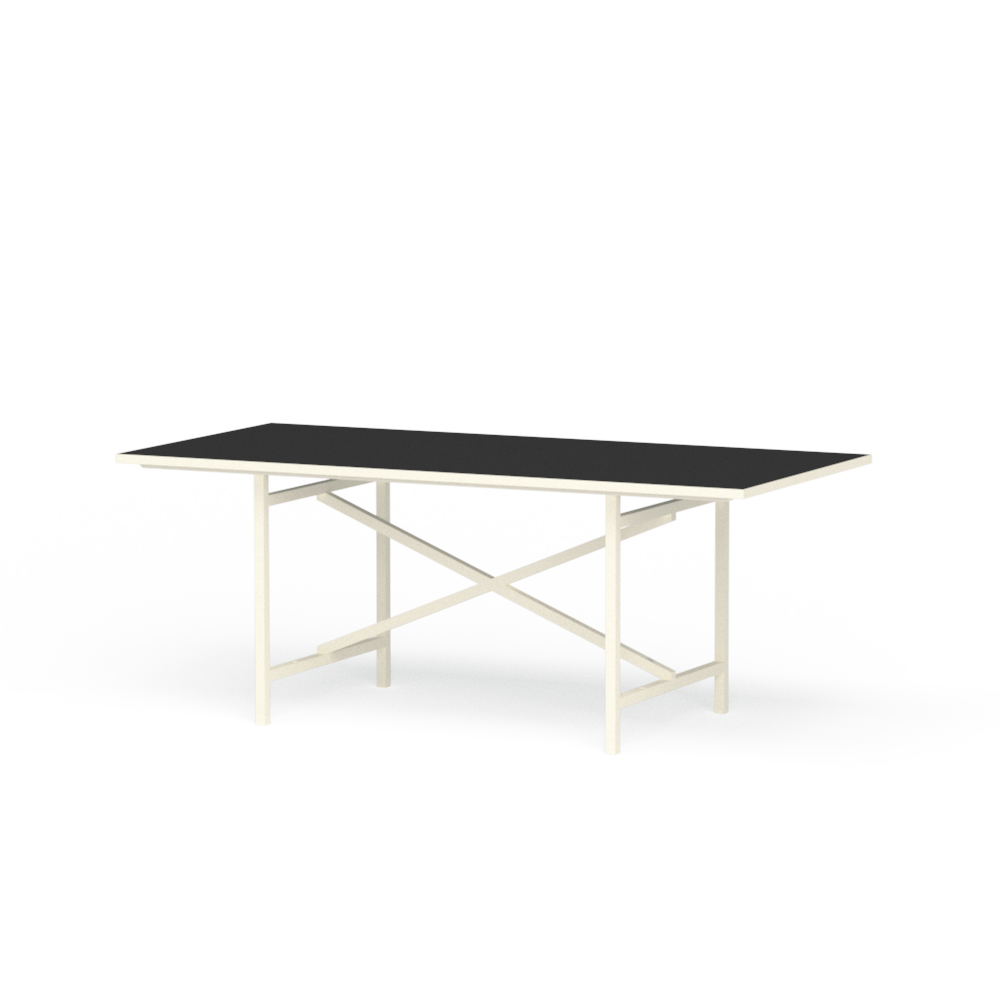 Nils Holger Moormann Egon minimalistischer Tisch Designer Holz schwarz