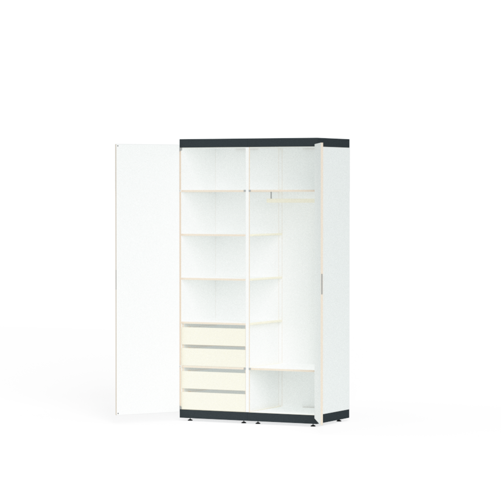 Moormann Kleiderschrank Schrankone (erste Wahl – beste Ware)